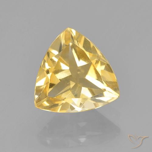 2.03ct Natural Golden Citrine, Trillion, VS
