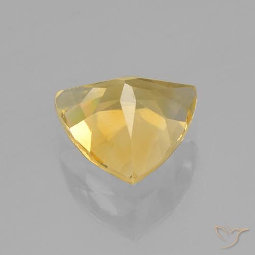 Citrine Gemstone in 9 x 9 mm (calibrated) Size for Sale, Citrine Stone in Golden Color