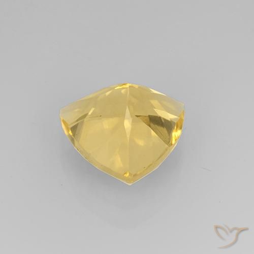 Citrine Gemstone in 9 x 9 mm (calibrated) Size for Sale, Citrine Stone in Gold Color
