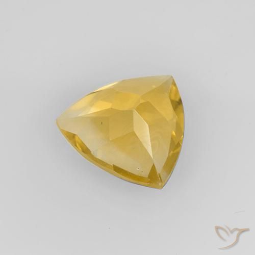 Citrine Gemstone in 9 x 9 mm (calibrated) Size for Sale, Citrine Stone in Bright Gold Color