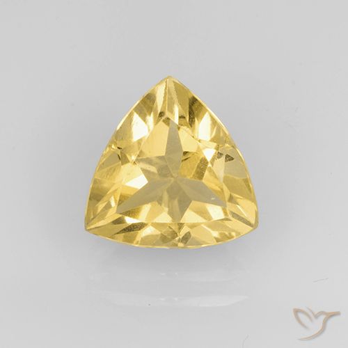 1.86ct Natural Golden Citrine, Trillion, VS