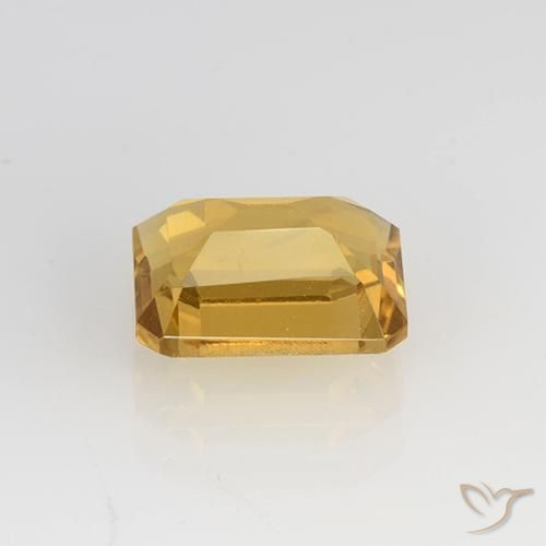 Citrine Gemstone in 8 x 6 mm (calibrated) Size for Sale, Citrine Stone in Medium Gold Color