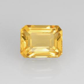 Medium Gold Citrin Edelstein - 1.8ct Octagon Stufenschliff (ID: 505570)