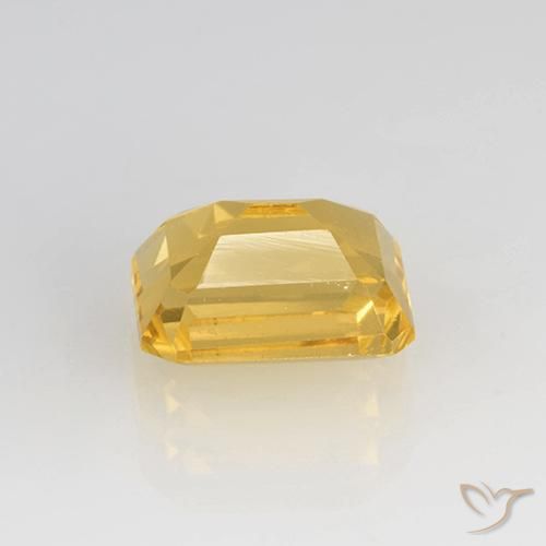 Citrine Gemstone in 8 x 6 mm (calibrated) Size for Sale, Citrine Stone in Medium Gold Color