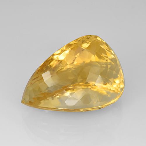 Citrine Gemstone in 20.7 x 14.2 mm Size for Sale, Citrine Stone in Golden Color
