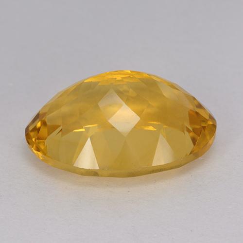 Citrine Gemstone in 18 x 13 mm (calibrated) Size for Sale, Citrine Stone in Deep Golden Orange Color
