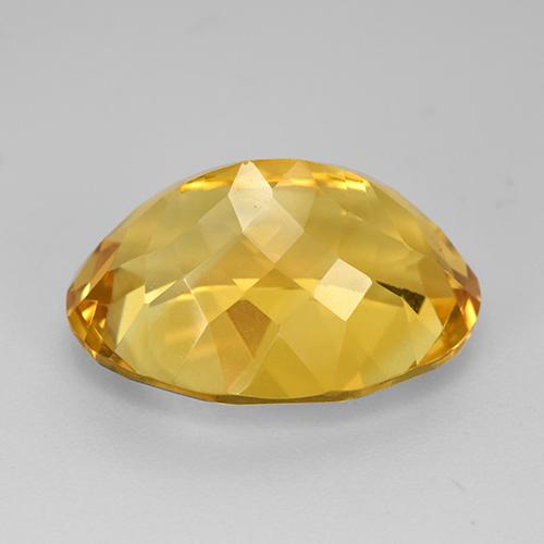 Citrine Gemstone in 18 x 13 mm (calibrated) Size for Sale, Citrine Stone in Yellow Golden Color