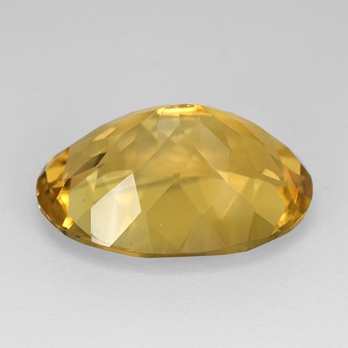 Citrine Gemstone in 18 x 13 mm (calibrated) Size for Sale, Citrine Stone in Medium Golden Color
