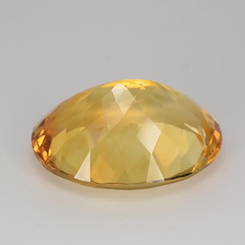 Citrine Gemstone in 20 x 15 mm (calibrated) Size for Sale, Citrine Stone in Golden Orange Color