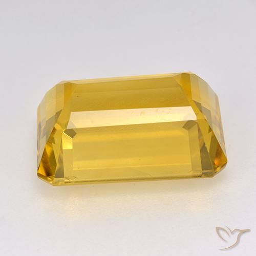 Citrine Gemstone in 16 x 12 mm (calibrated) Size for Sale, Citrine Stone in Deep Golden Orange Color