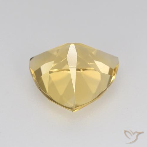 Citrine Gemstone in 9 x 9 mm (calibrated) Size for Sale, Citrine Stone in Cream Color