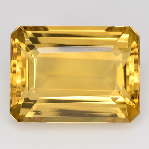 Dorado medio Citrina Gema - 22.1ct Corte octagonal (ID: 516632)