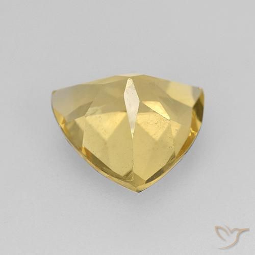 Citrine Gemstone in 9 x 9 mm (calibrated) Size for Sale, Citrine Stone in Medium Gold Color
