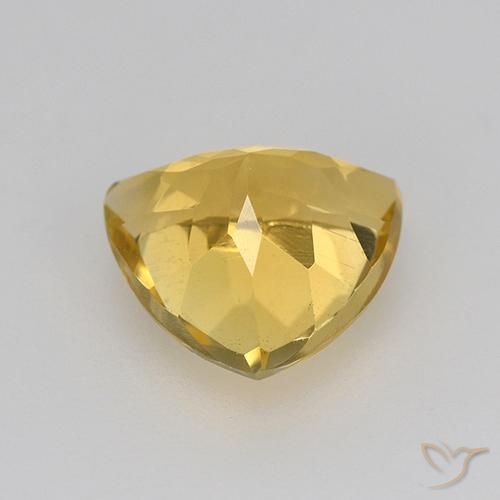 Citrine Gemstone in 9 x 9 mm (calibrated) Size for Sale, Citrine Stone in Bright Gold Color