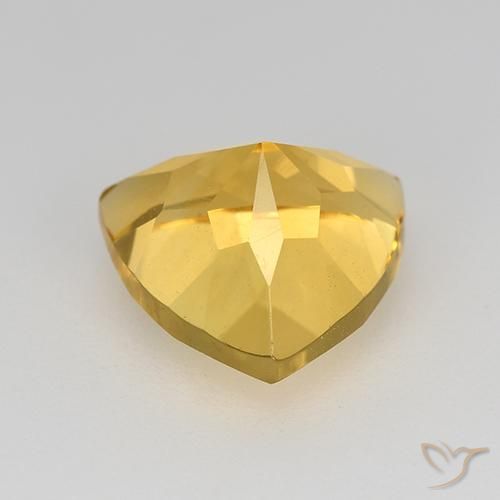 Citrine Gemstone in 9 x 9 mm (calibrated) Size for Sale, Citrine Stone in Golden Color