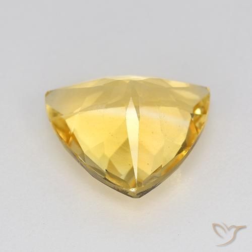 Citrine Gemstone in 8.2 x 9 mm Size for Sale, Citrine Stone in Medium Gold Color