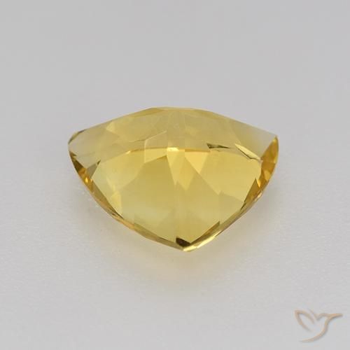 Citrine Gemstone in 8.1 x 9 mm Size for Sale, Citrine Stone in Gold Color