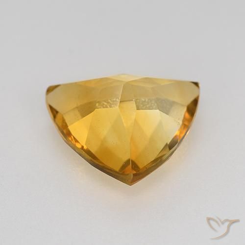 Citrine Gemstone in 9 x 9 mm (calibrated) Size for Sale, Citrine Stone in Medium Orange Color