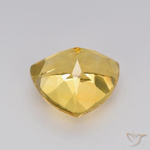 Citrine Gemstone in 9 x 9 mm (calibrated) Size for Sale, Citrine Stone in Golden Color