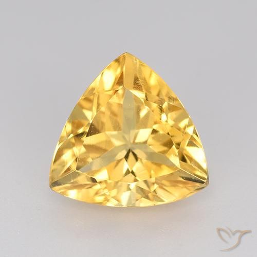 2.08ct Natural Golden Citrine, Trillion, VVS-VS