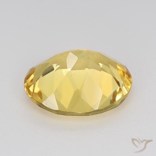 Citrine Gemstone in 12 x 10 mm (calibrated) Size for Sale, Citrine Stone in Golden Color