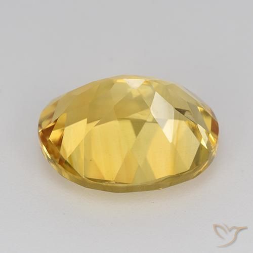 Citrine Gemstone in 12 x 10 mm (calibrated) Size for Sale, Citrine Stone in Golden Orange Color