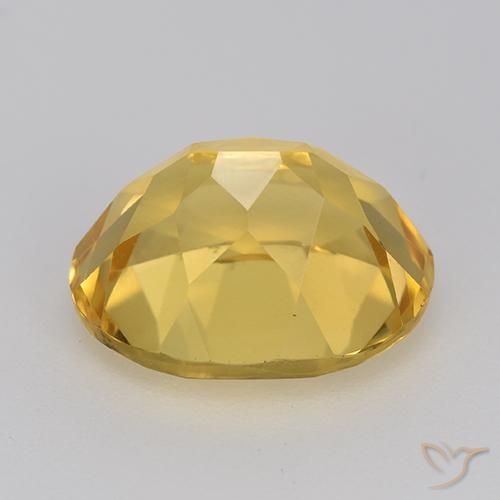 Citrine Gemstone in 12 x 10 mm (calibrated) Size for Sale, Citrine Stone in Golden Orange Color