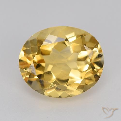 4.53ct Natural Golden Orange Citrine, Oval, VVS-VS