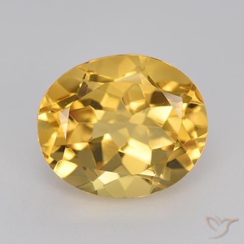 Citrina Naranja dorado Ovalada de 5.08 ct de Brasil, dimensión 12 x 10,2mm, piedra preciosa natural No tratado, claridad vvs-vs, Citrina Forma ovalada de 1 pieza, dureza de Mohs de 7 Adecuado para joyas de uso diario , Piedra del comerciante, Photo A