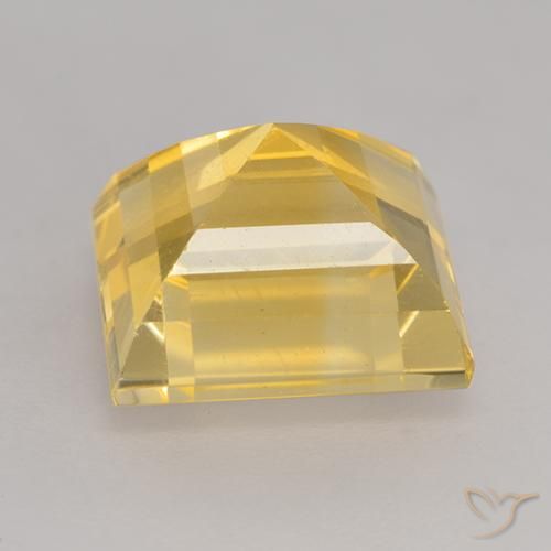 Citrine Gemstone in 9 x 9 mm (calibrated) Size for Sale, Citrine Stone in Golden Color