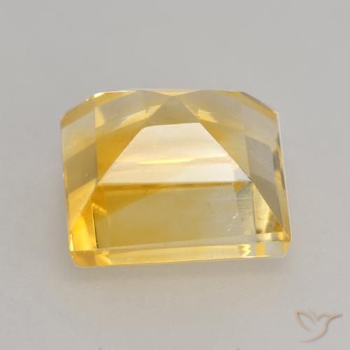 Citrine Gemstone in 9 x 9 mm (calibrated) Size for Sale, Citrine Stone in Golden Color