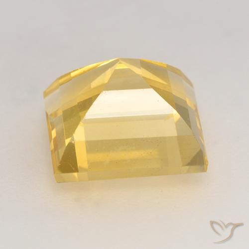 Citrine Gemstone in 9 x 9 mm (calibrated) Size for Sale, Citrine Stone in Gold Color