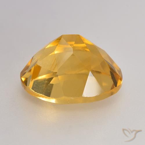 Citrine Gemstone in 11 x 9 mm (calibrated) Size for Sale, Citrine Stone in Golden Orange Color