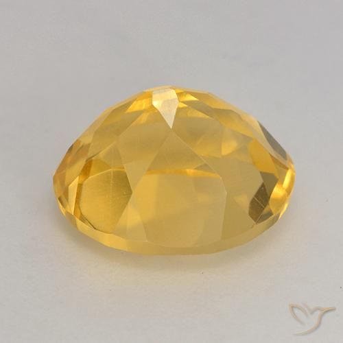 Citrine Gemstone in 11 x 9 mm (calibrated) Size for Sale, Citrine Stone in Golden Orange Color