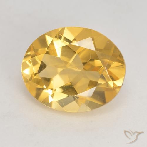 3.23ct Natural Golden Citrine, Oval, VVS-VS