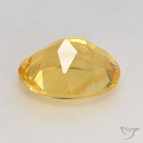 Citrine Gemstone in 11 x 9 mm (calibrated) Size for Sale, Citrine Stone in Golden Color