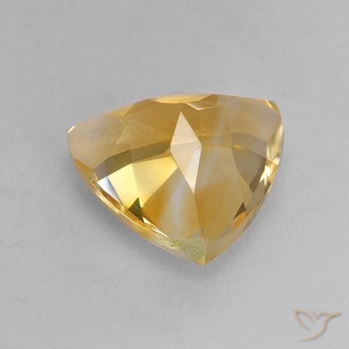 Citrine Gemstone in 9.5 x 9.4 mm Size for Sale, Citrine Stone in Deep Golden Orange Color