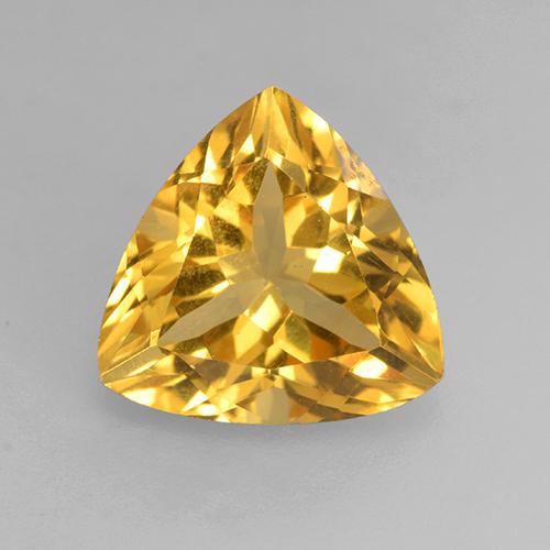 Dorado Citrina Gema - 2.3ct Forma trillón (ID: 531887)
