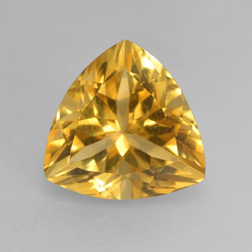 Dorado Citrina Gema - 2.3ct Forma trillón (ID: 531888)