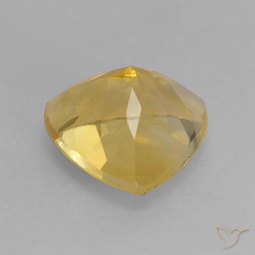 Citrine Gemstone in 9 x 9 mm (calibrated) Size for Sale, Citrine Stone in Medium Golden Color