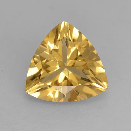 Golden Citrin Edelstein - 2.1ct Trillantschliff (ID: 531985)