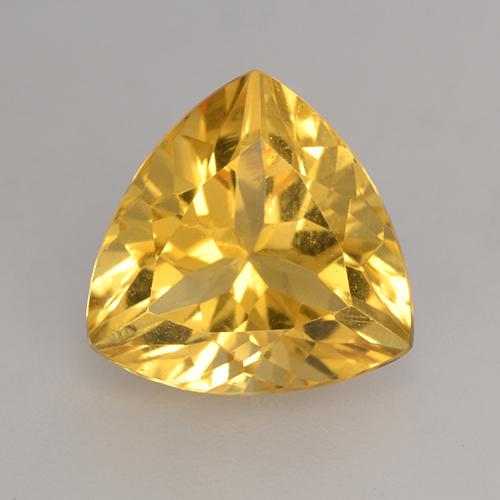 Dorado Citrina Gema - 2.4ct Forma trillón (ID: 532002)