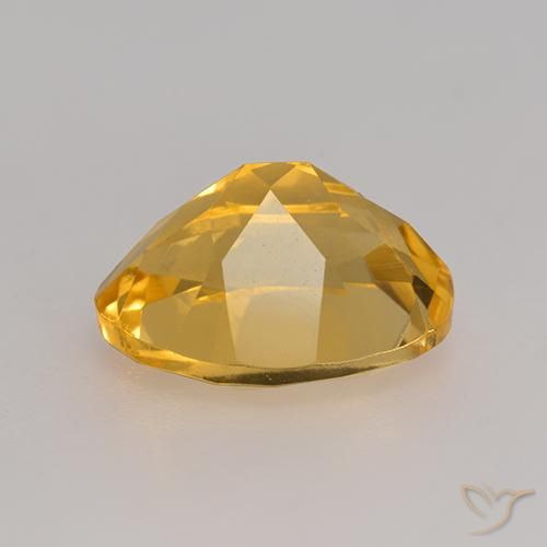 Citrine Gemstone in 11 x 9 mm (calibrated) Size for Sale, Citrine Stone in Orange-Gold Color
