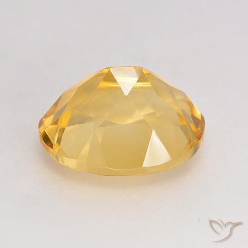 Citrine Gemstone in 11 x 9 mm (calibrated) Size for Sale, Citrine Stone in Golden Color