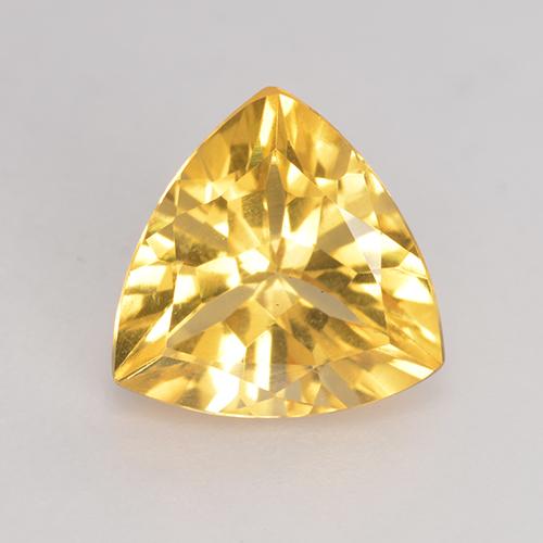 Bright Gold Citrino Gem - 2.2ct Sfaccettatura trilliant (ID: 533388)