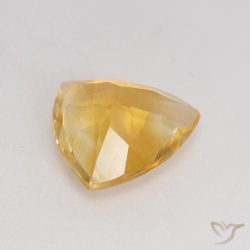 Citrine Gemstone in 9 x 9 mm (calibrated) Size for Sale, Citrine Stone in Gold Color