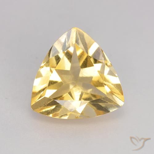 2.17ct Natural Gold Citrine, Trillion, VS