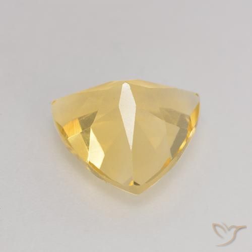 Citrine Gemstone in 9 x 9 mm (calibrated) Size for Sale, Citrine Stone in Gold Color