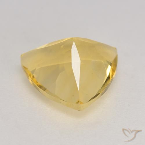 Citrine Gemstone in 9 x 9 mm (calibrated) Size for Sale, Citrine Stone in Medium Gold Color