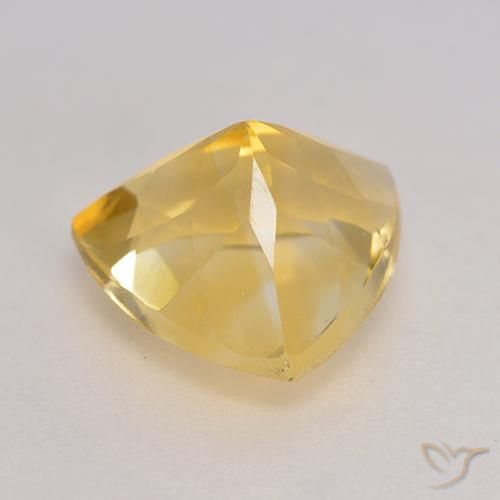 Citrine Gemstone in 9 x 9 mm (calibrated) Size for Sale, Citrine Stone in Golden Color